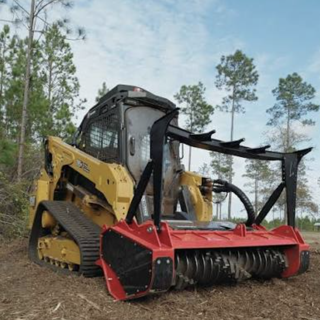 2026 Cat 285XE with Fecon 7618 Blackhawk mulcher attachment, photo 1