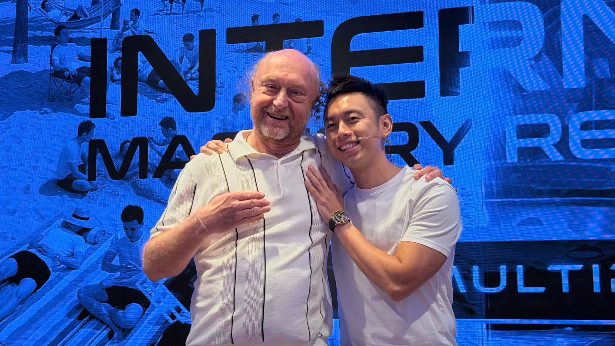 With Peng Joon
