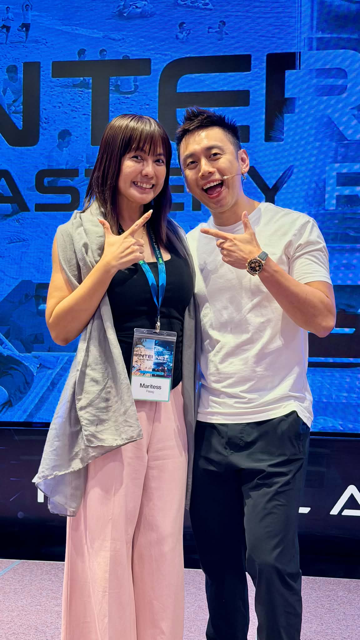 Allie avec Peng Joon