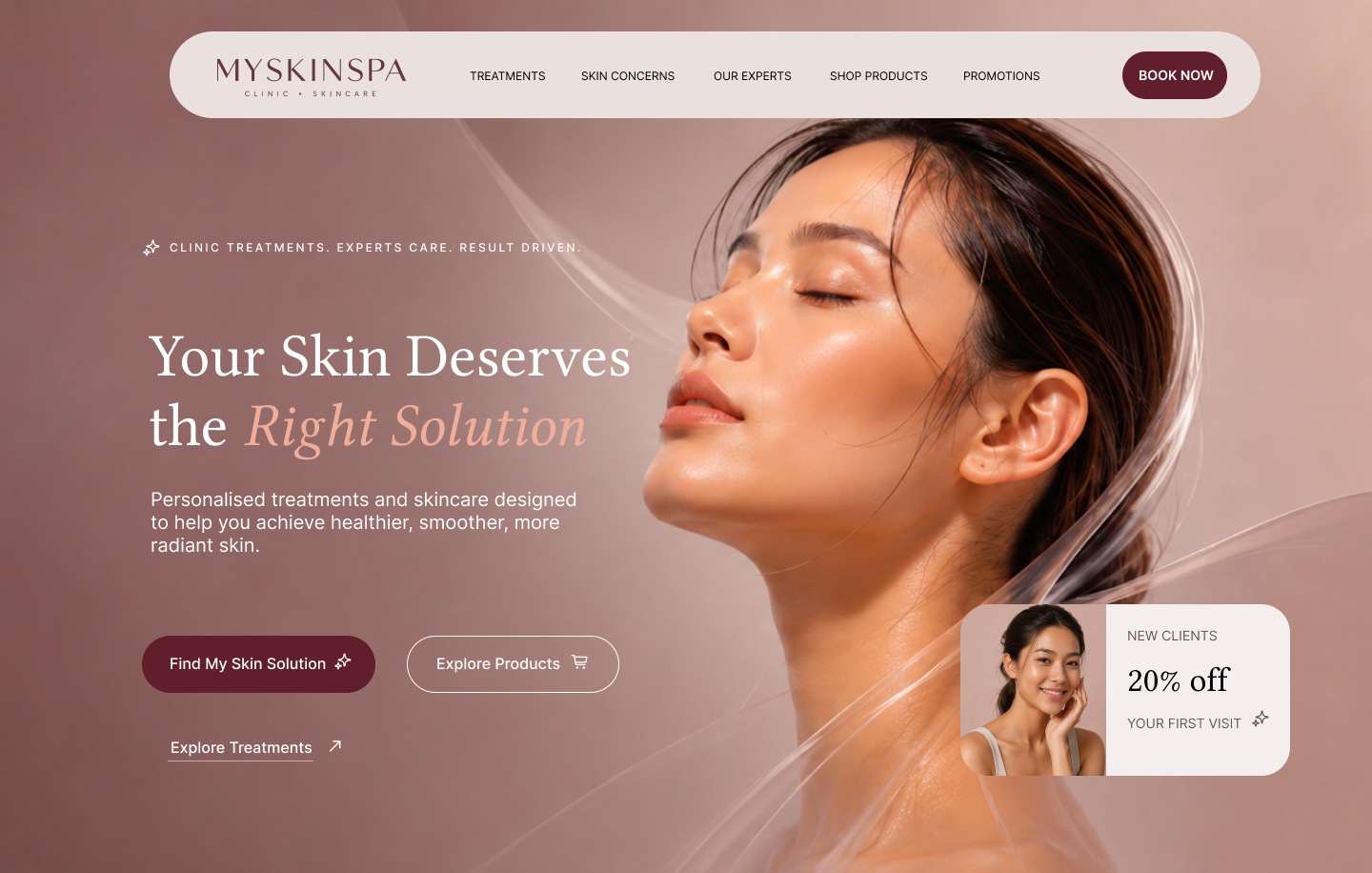 Skincare Website, Websites
