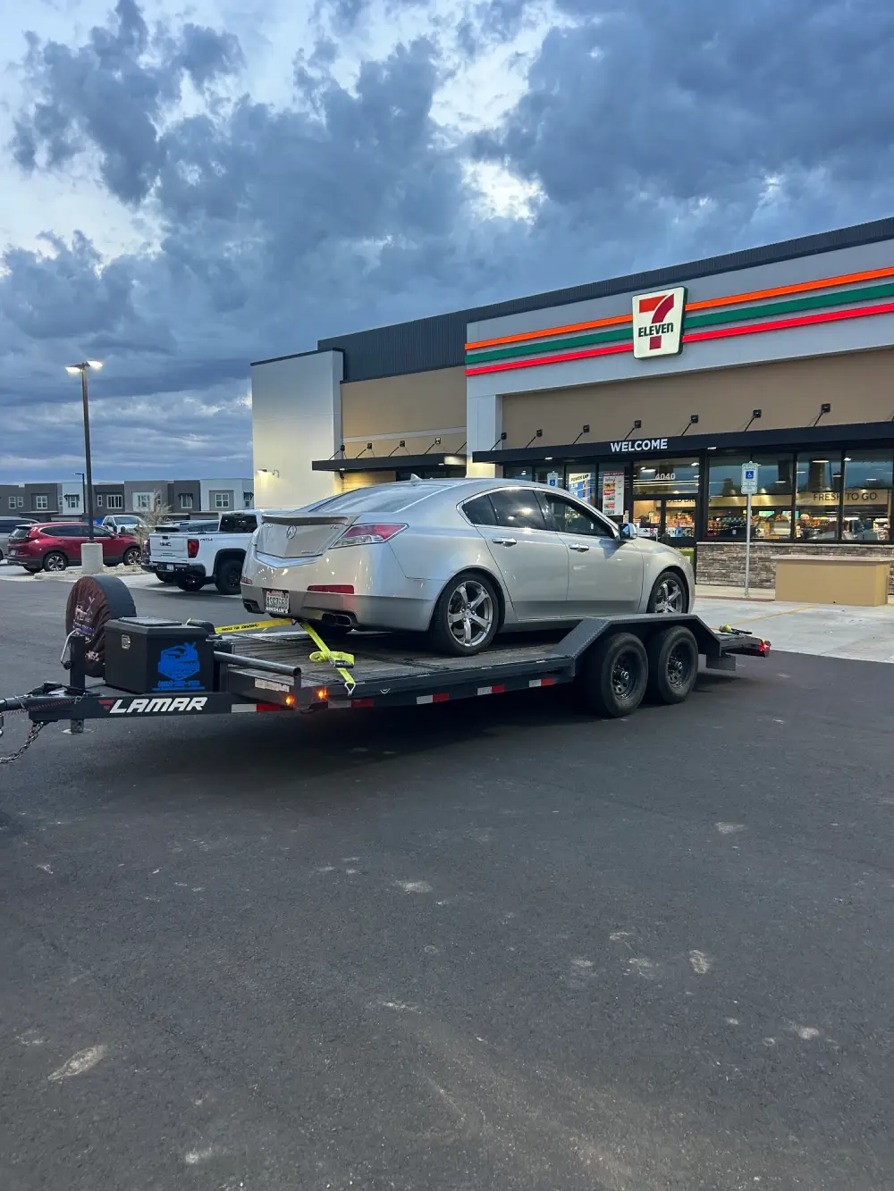 Dutchman Trailer Rentals hauling equipment