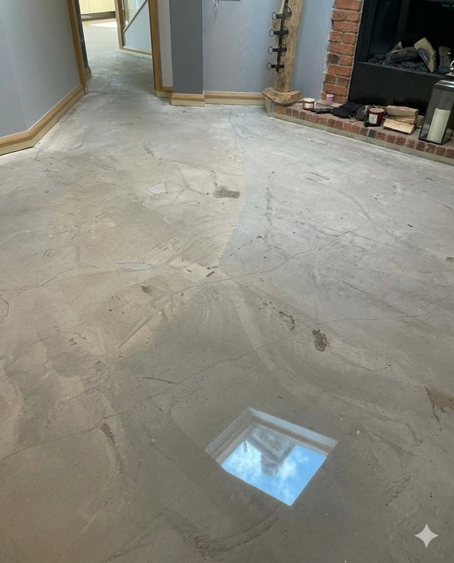 Commercial warehouse floor coating project