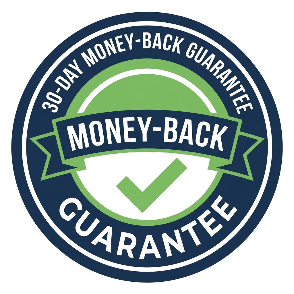 30-Day Money-Back Guarantee badge