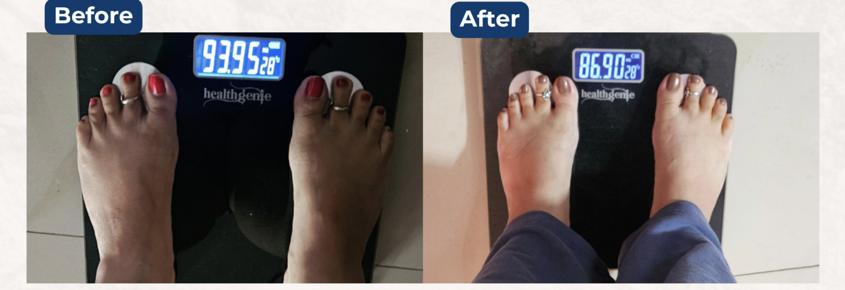 Supriya - Dropped 7 kgs in 90 days