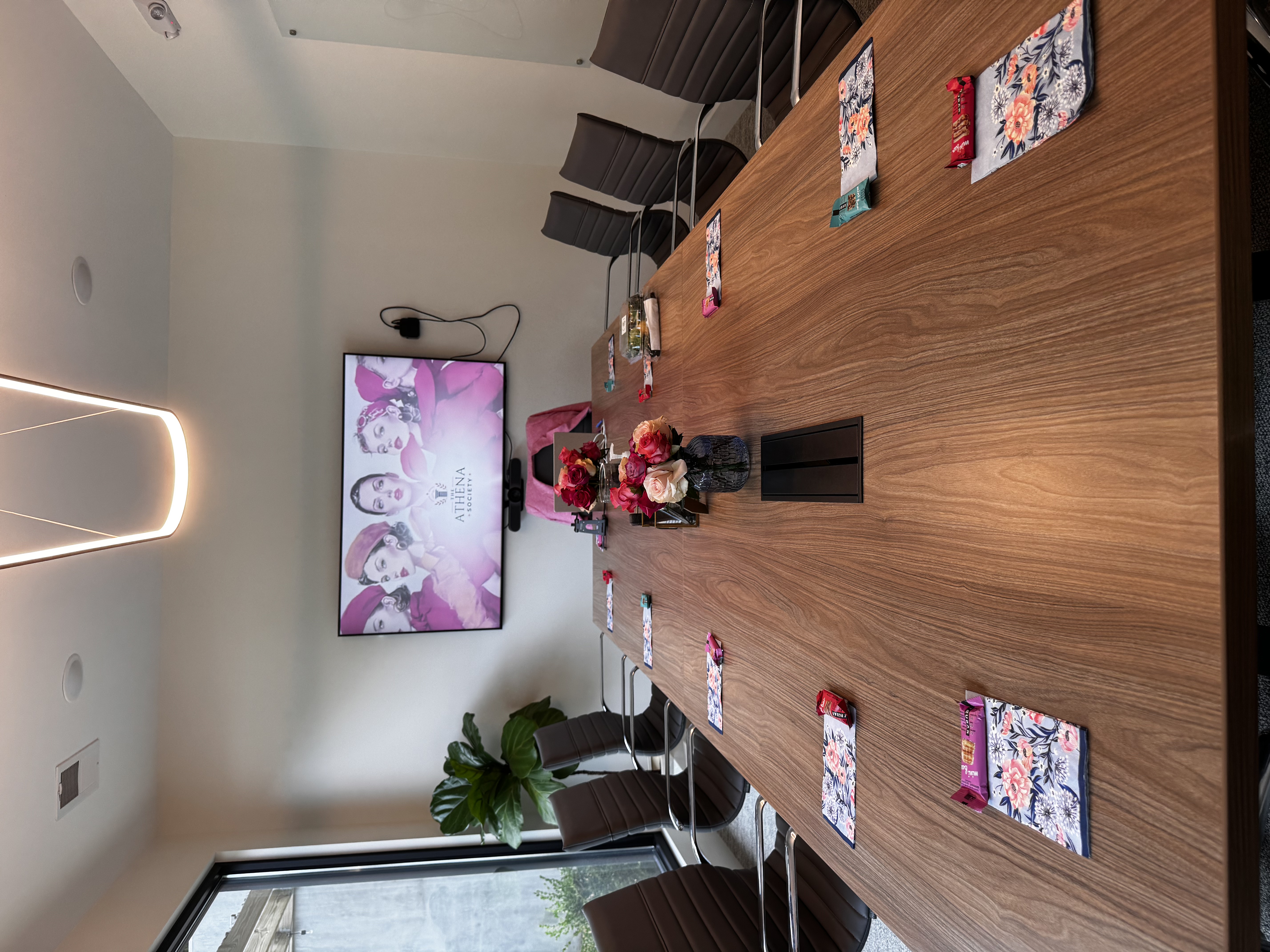 The table where The Athena Society began