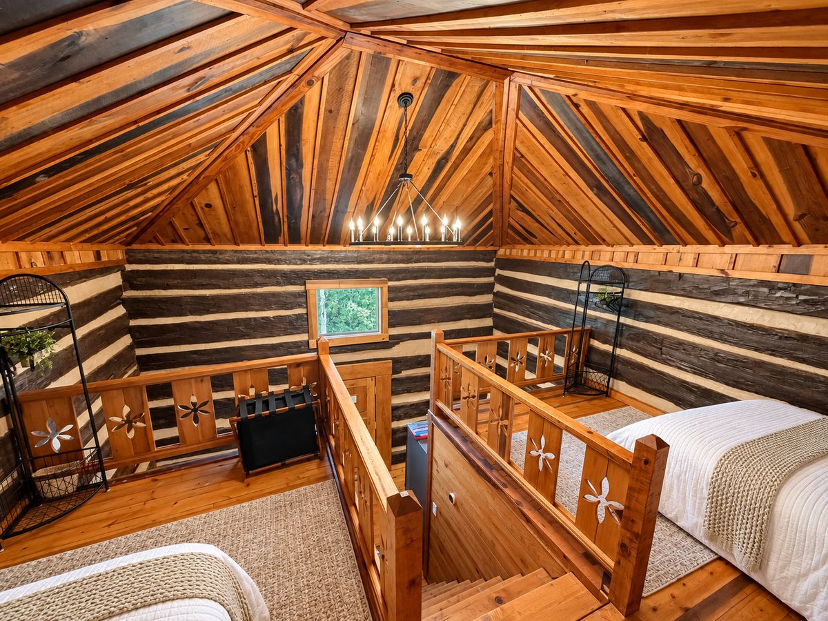 North Springs — The loft from the stairs