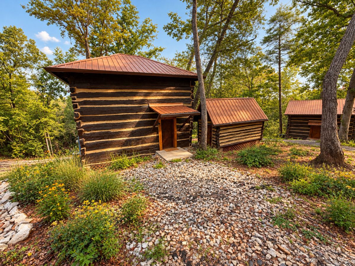 North Springs — Neighboring cabins on the ridge loop