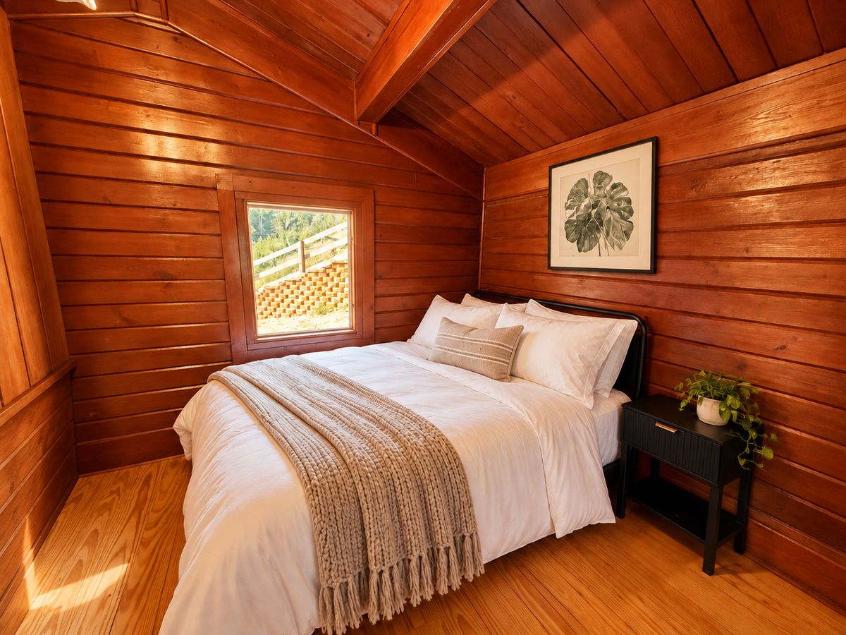 Red Top — The bedroom