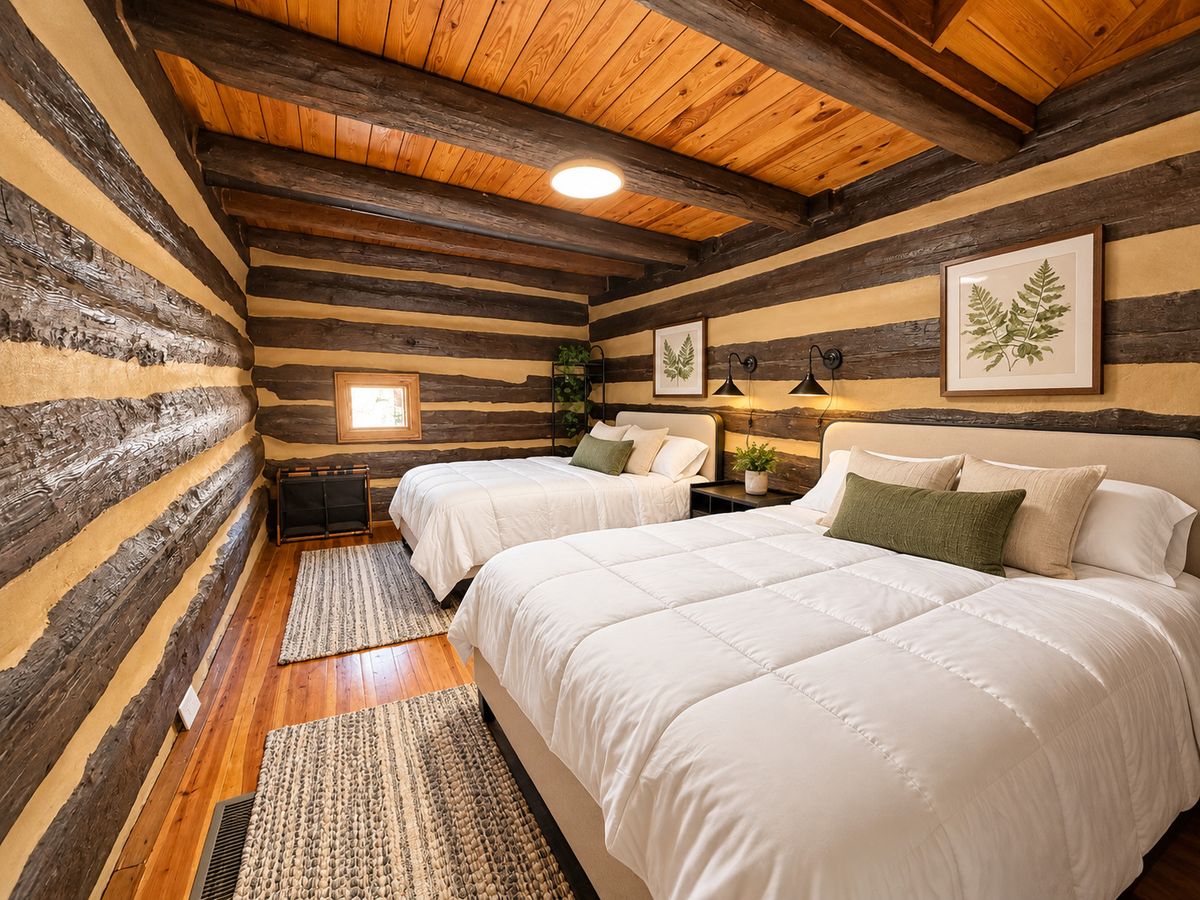 The Lodge — A bedroom