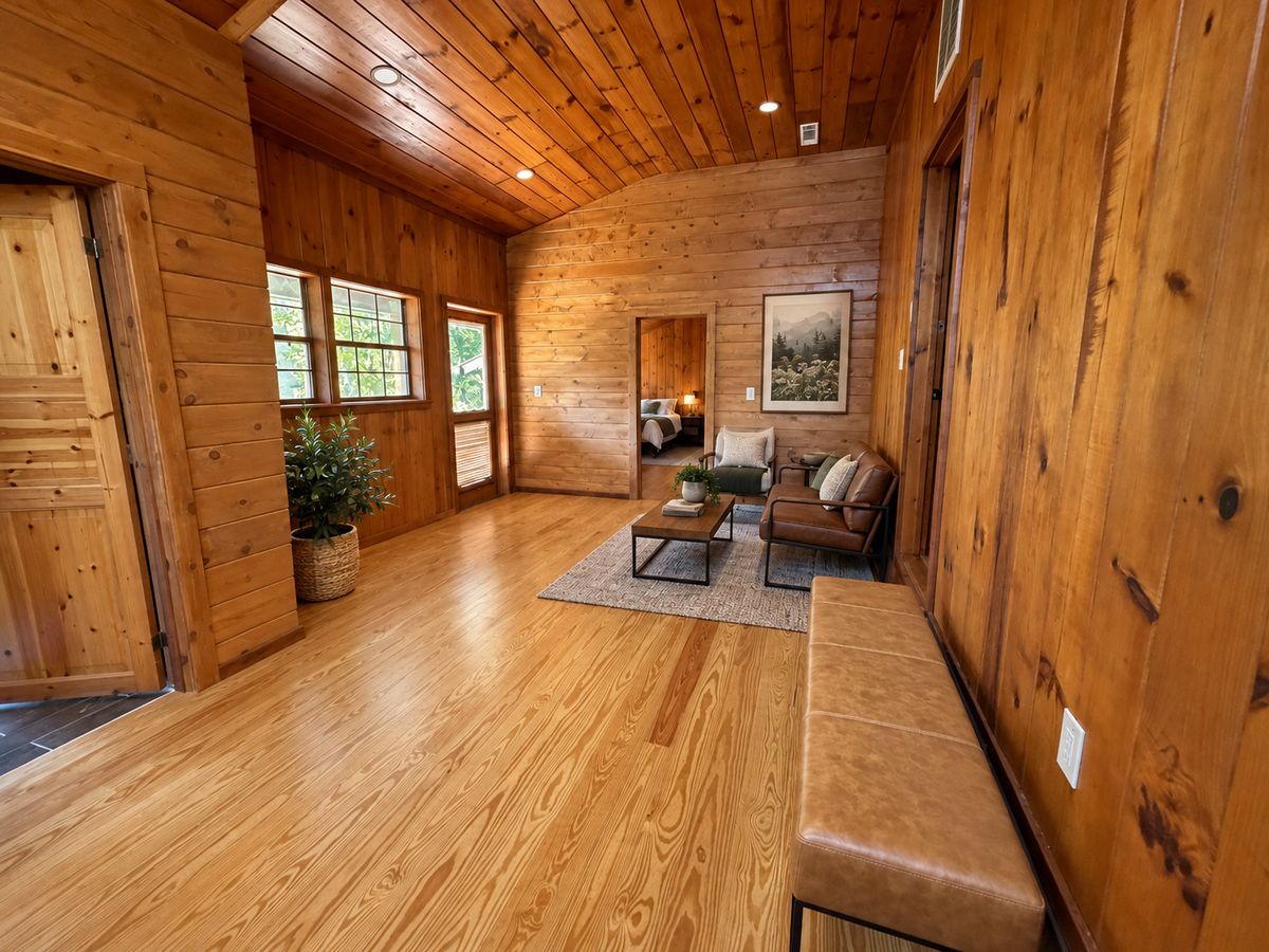 The Lodge — A living room