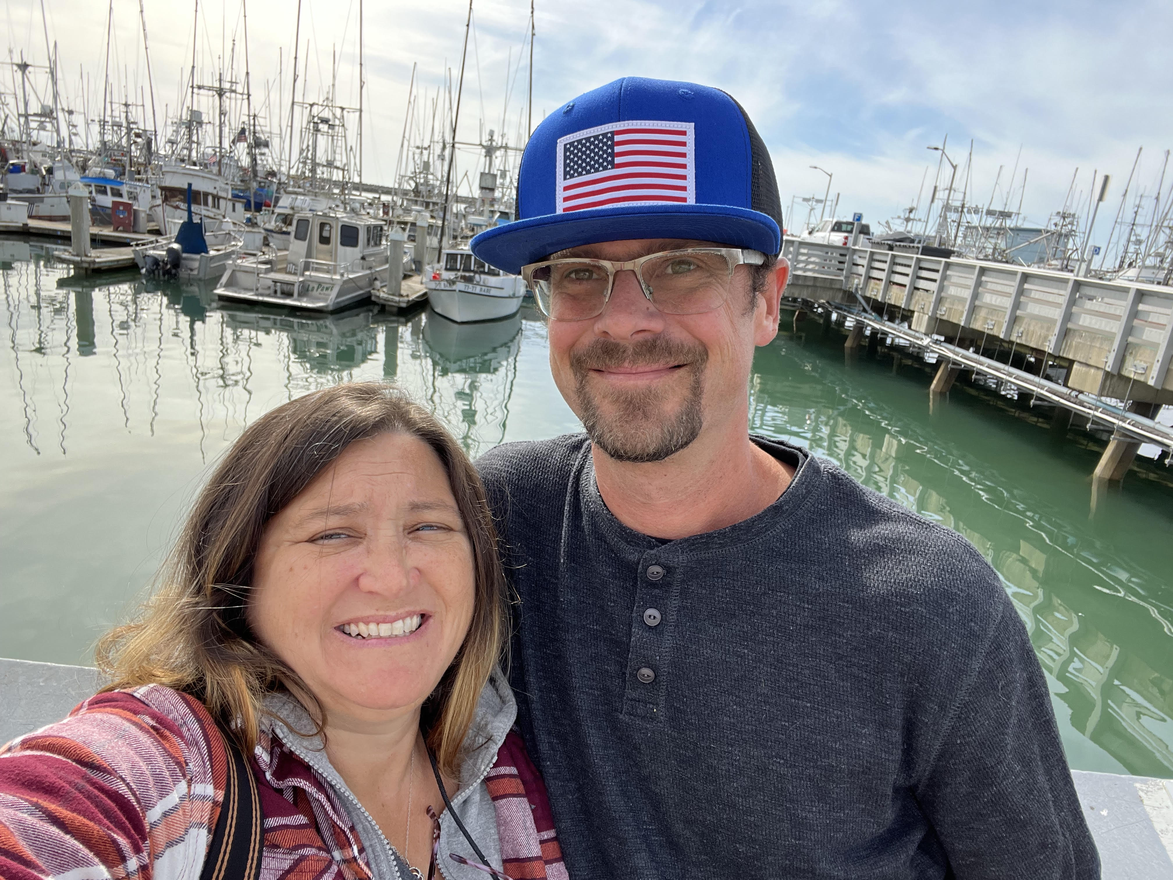 Teri & Brandon - Silver Cloud Painting