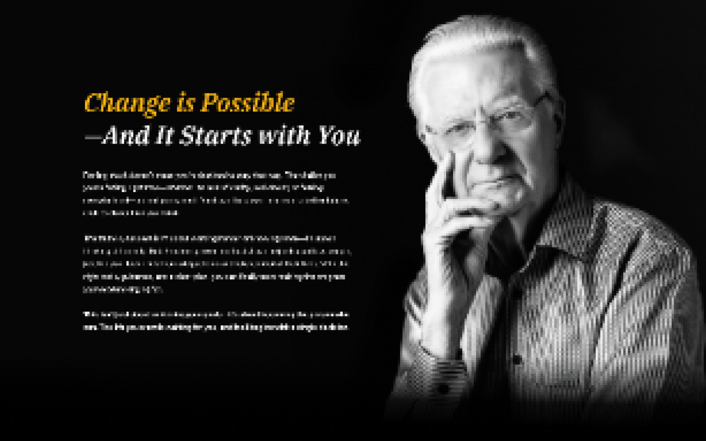 Bob Proctor's Legacy sales page, section 3 next section