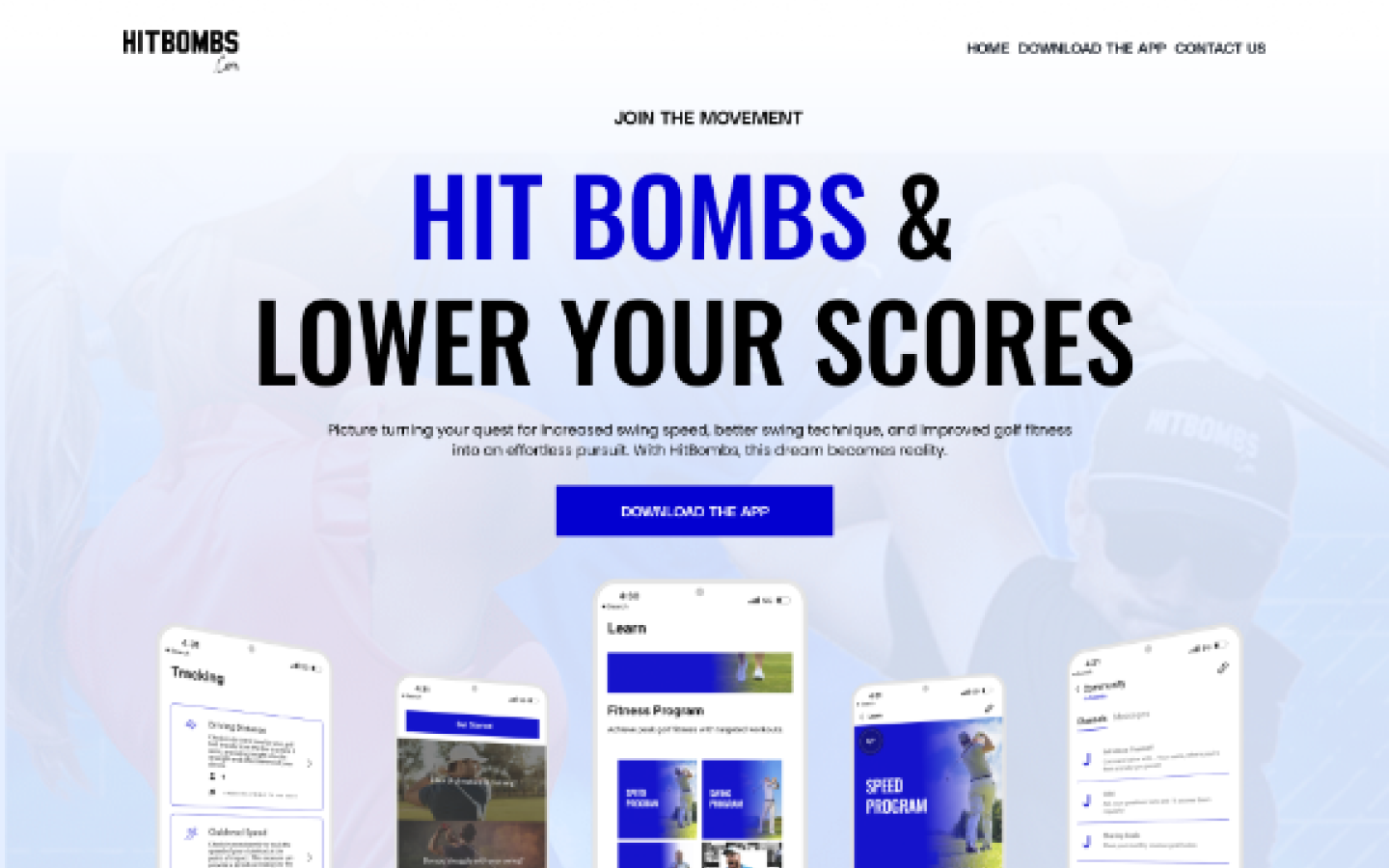 Hit Bombs sales page, section 1 hero