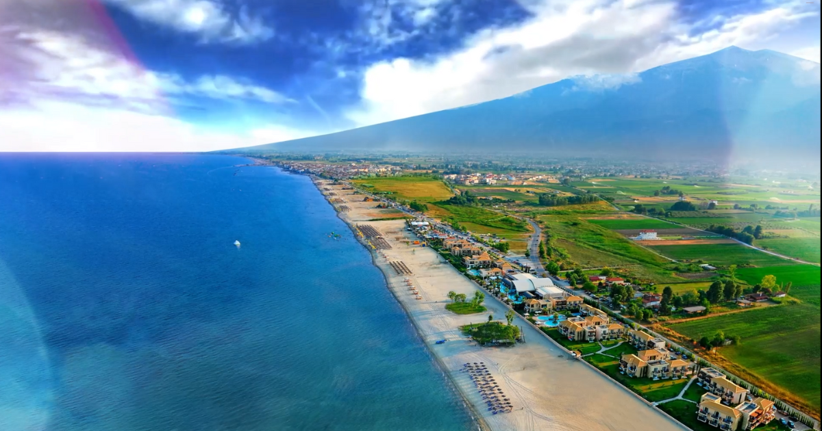 Aerial view of Leadership Odyssey immersive leadership retreat in Greece.
