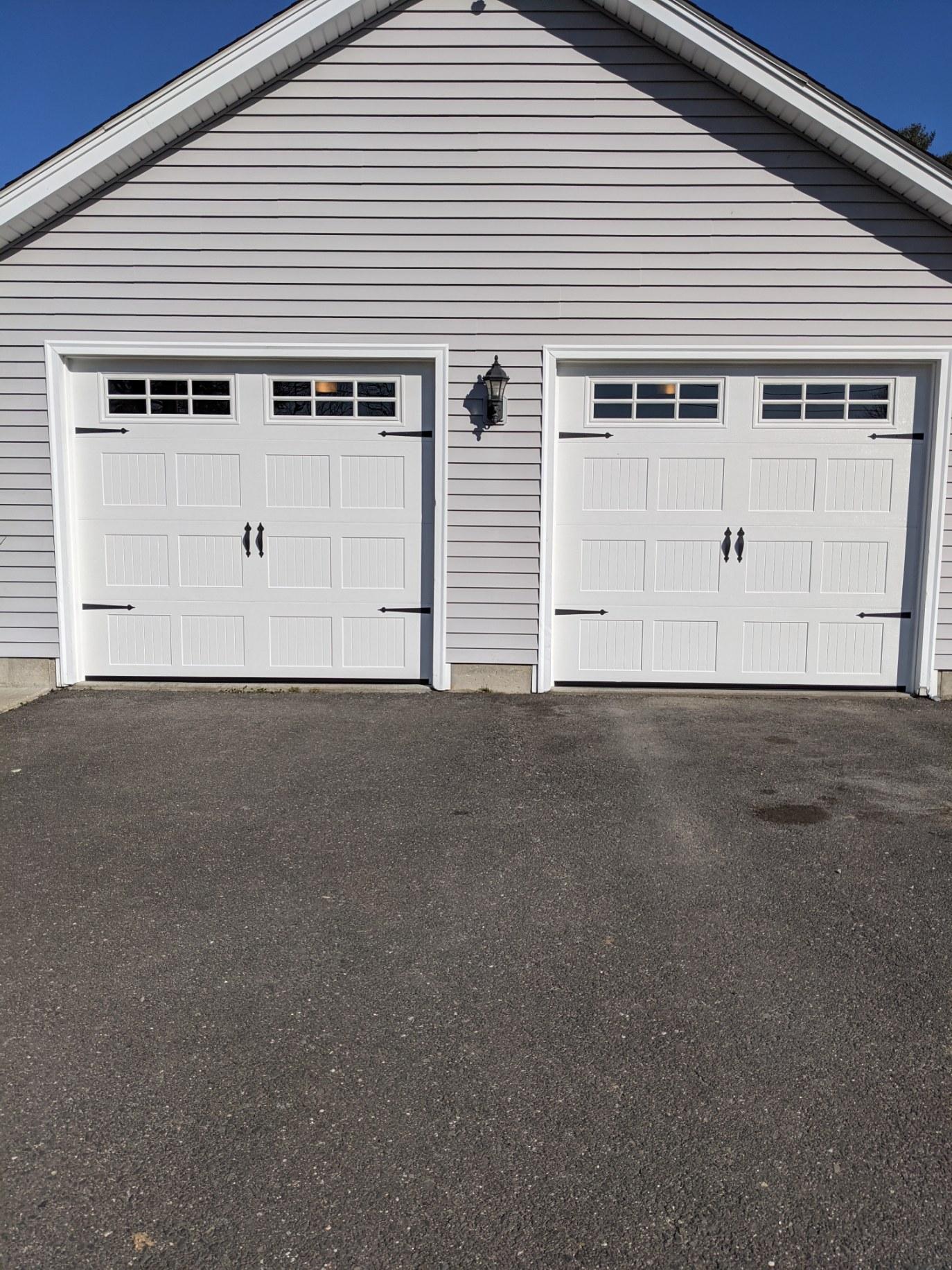 Custom garage door installation – Hampden MA
