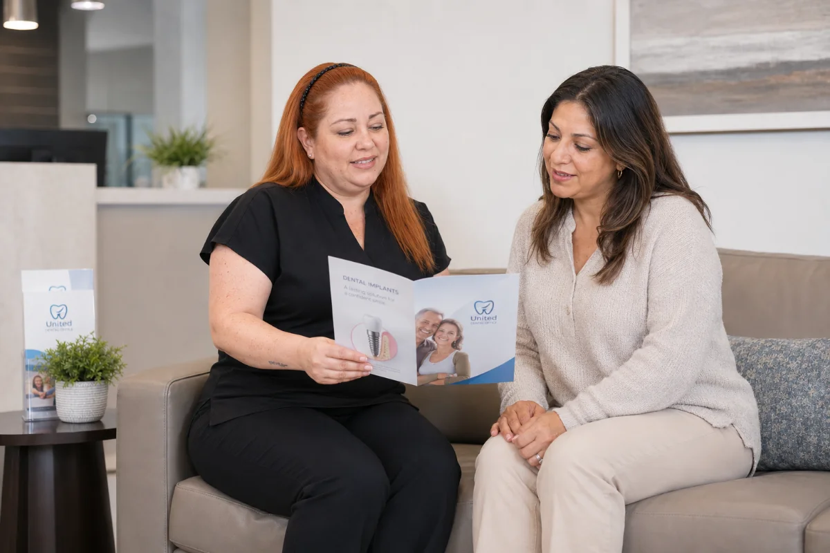 Dr. Deisy Mon Morales with patient