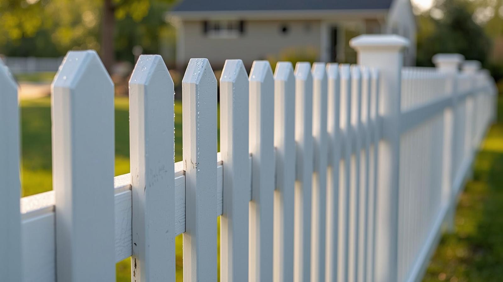 Residential fence installation in Wisconsin showing wood privacy fence and cost considerations for 2026 guide.