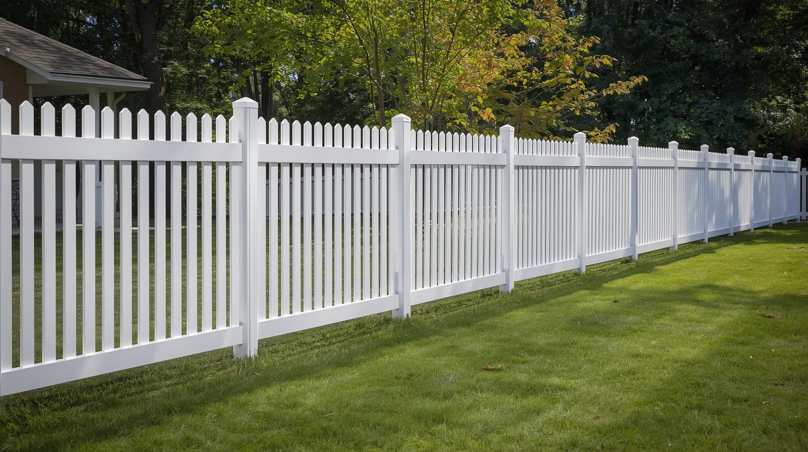 Fence installation in Clinton WI illustrating property line and zoning rules.