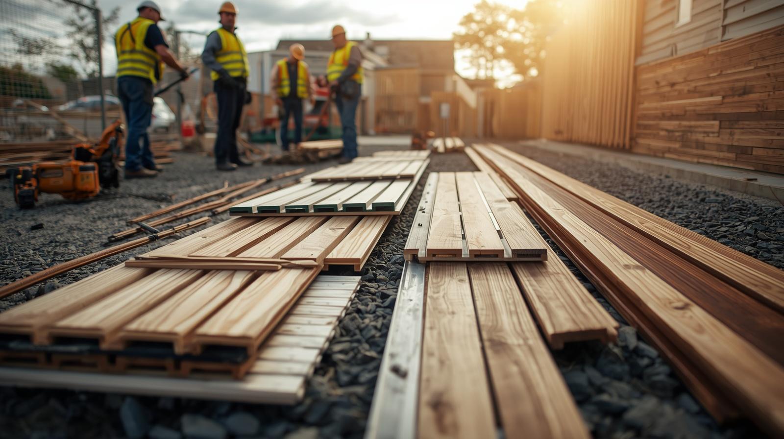 Fence contractor installing fence in Janesville WI.