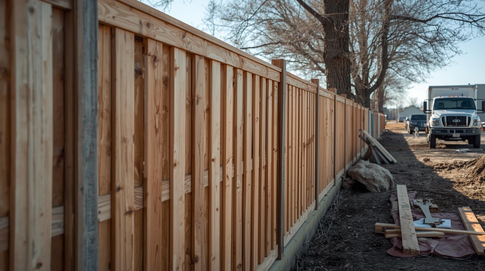 Fence repair in Edgerton WI fixing leaning fence and sagging gate.