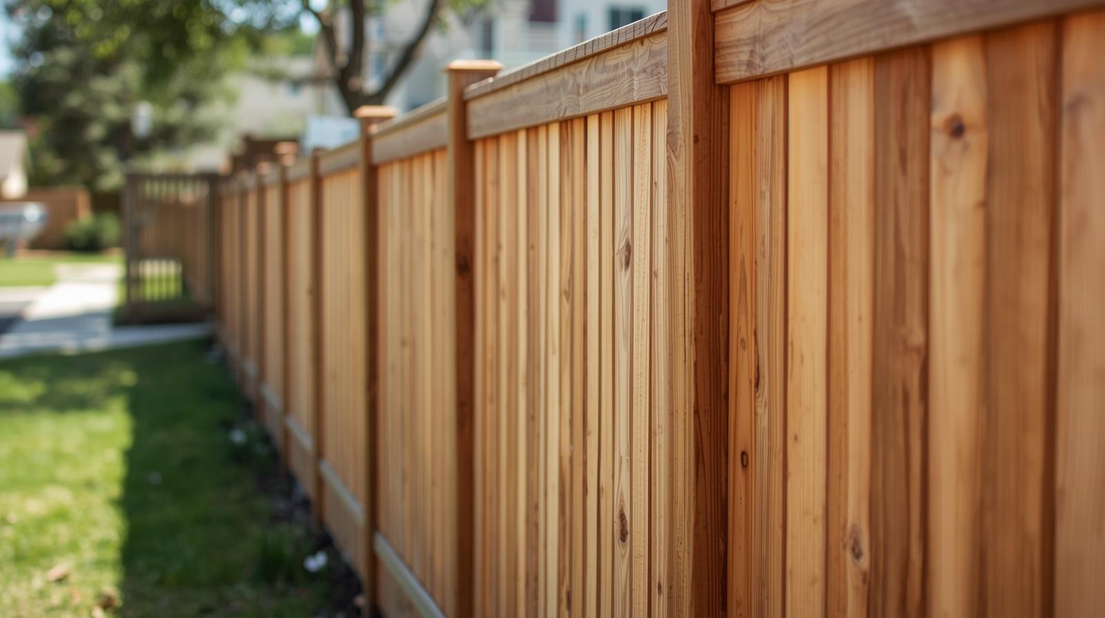 Fence installation in Turtle WI showing property lines and setback compliance.