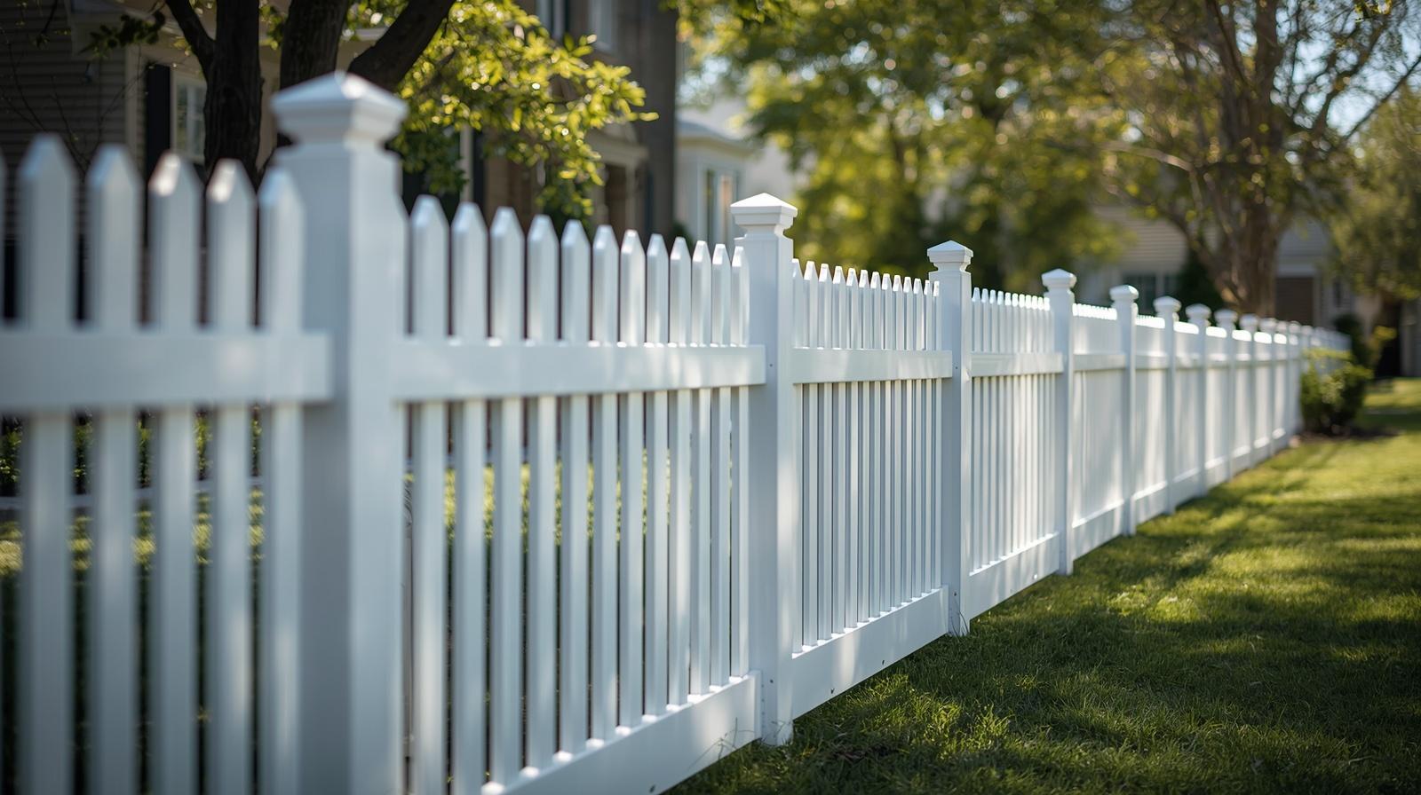 Residential fence installation project in Darien WI.