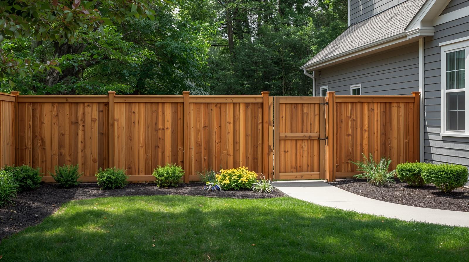 Residential wood, vinyl, and aluminum fence installation in Byron IL. Residential wood, vinyl, and aluminum fence installation in Byron IL.