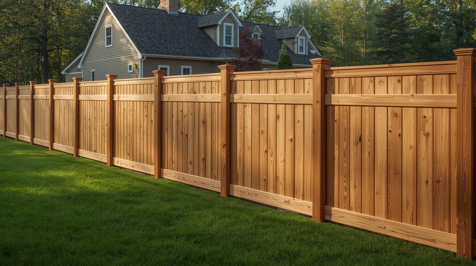 Residential and commercial fence installation project in Turtle WI.