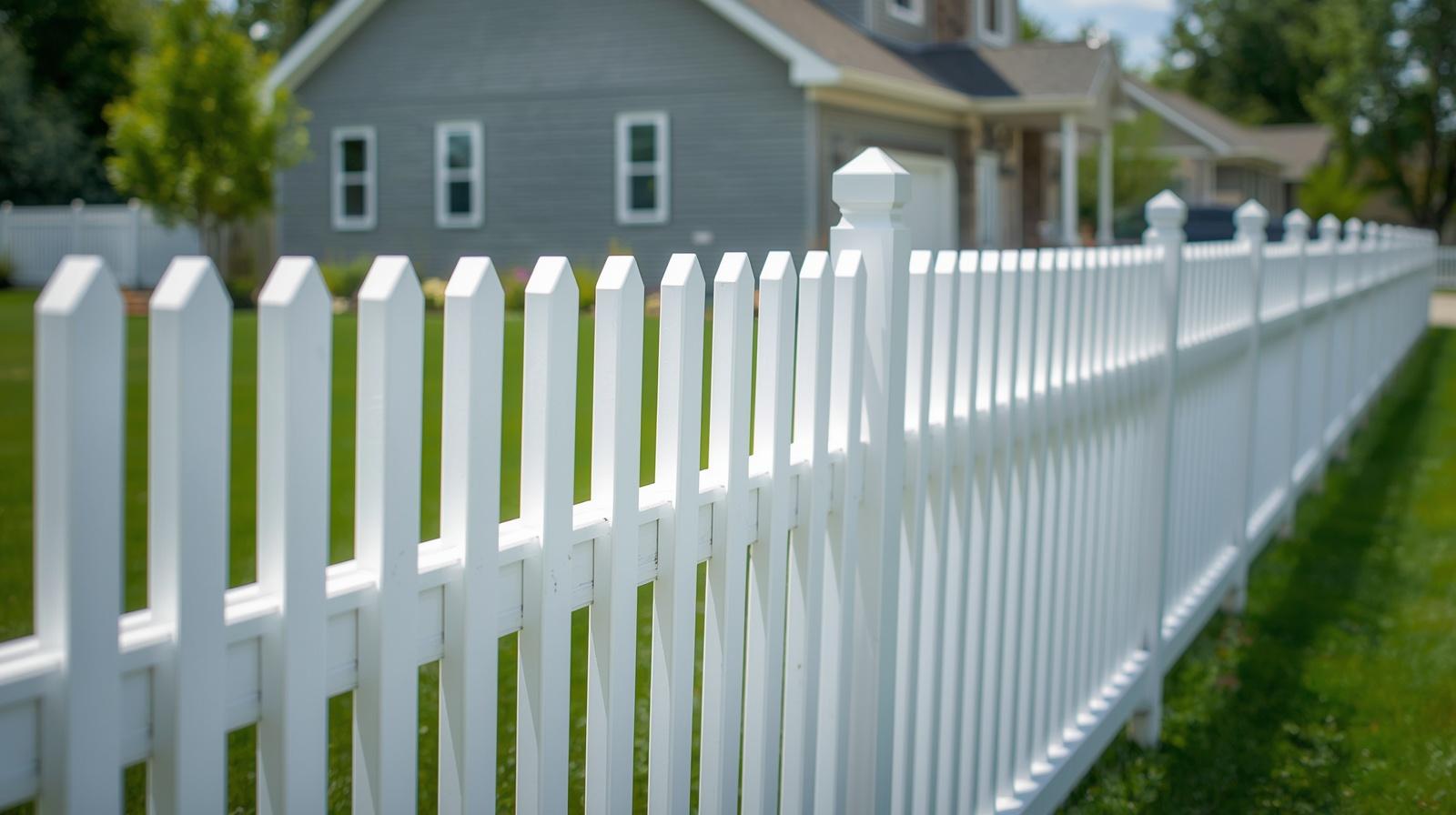 Fence installation project on residential property in Lake Geneva WI.