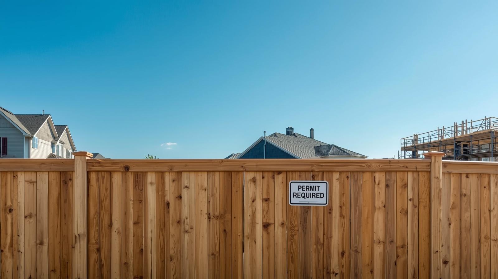Fence permit planning and property survey before fence installation in Dixon IL.