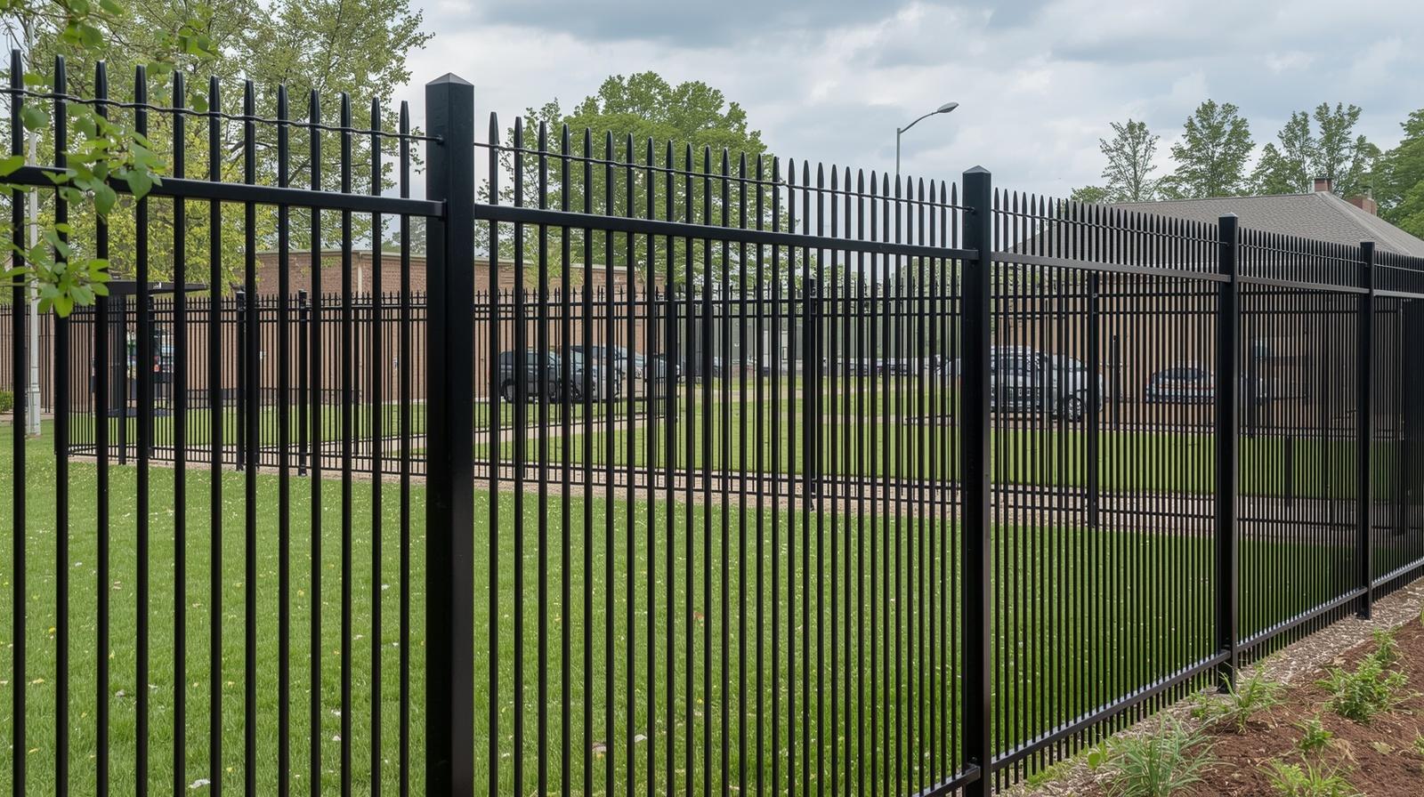 Commercial fence installation providing security, controlled access, and durability for business property in Rockford IL.