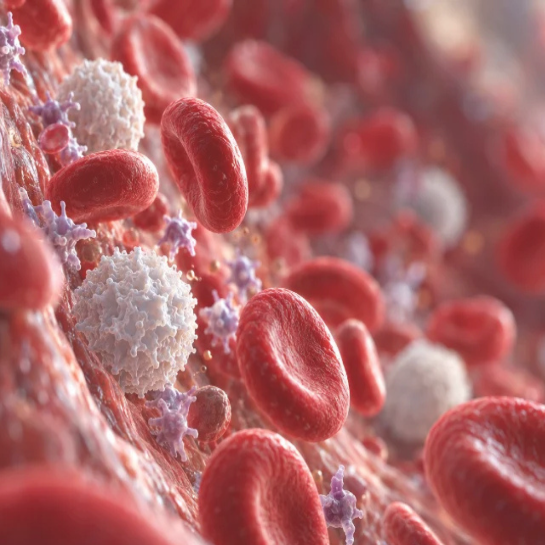 Blood plasma and red blood cells