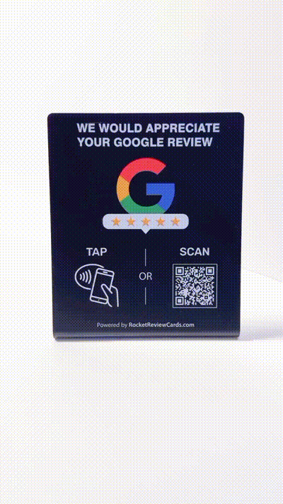 Rocket Review card in action