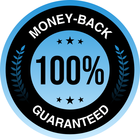 100% money-back guaranteed