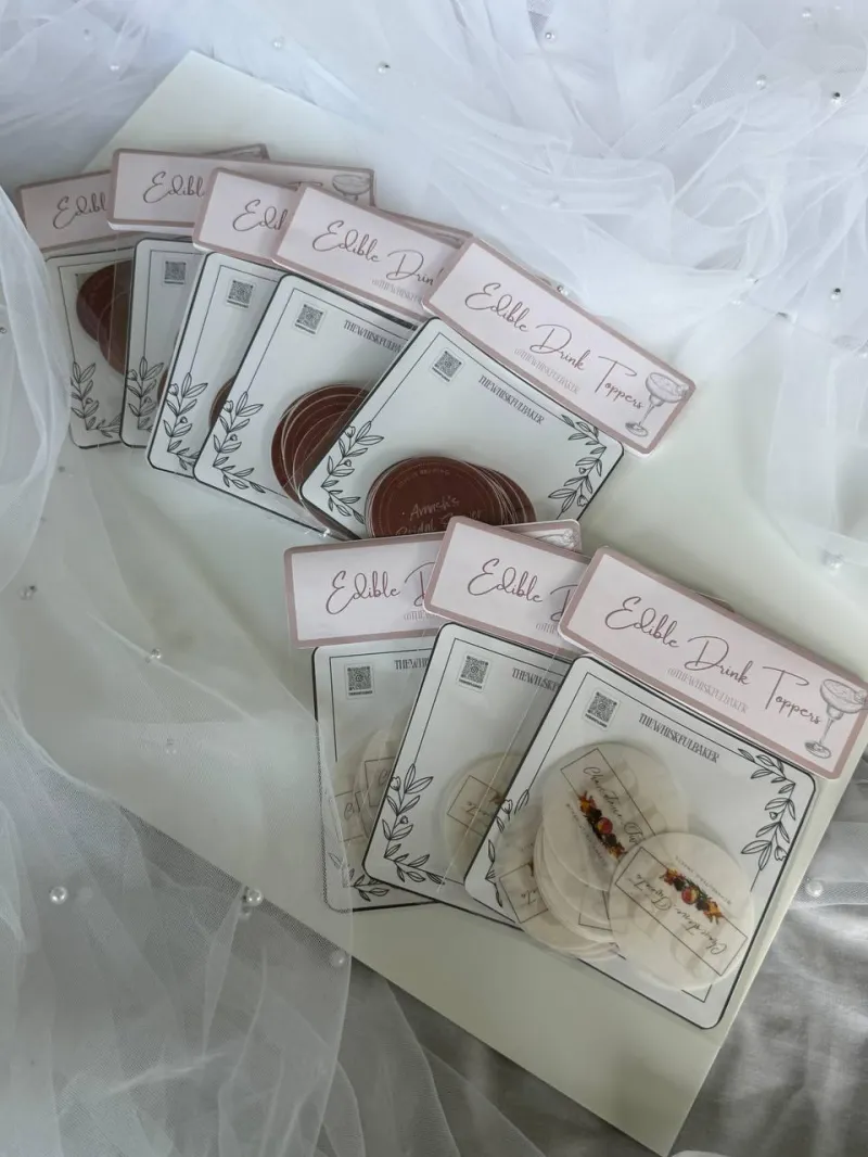 Custom edible cookie toppers Boston MA