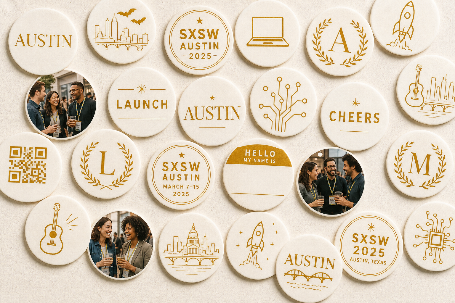 Custom edible drink toppers and edible images for Austin TX