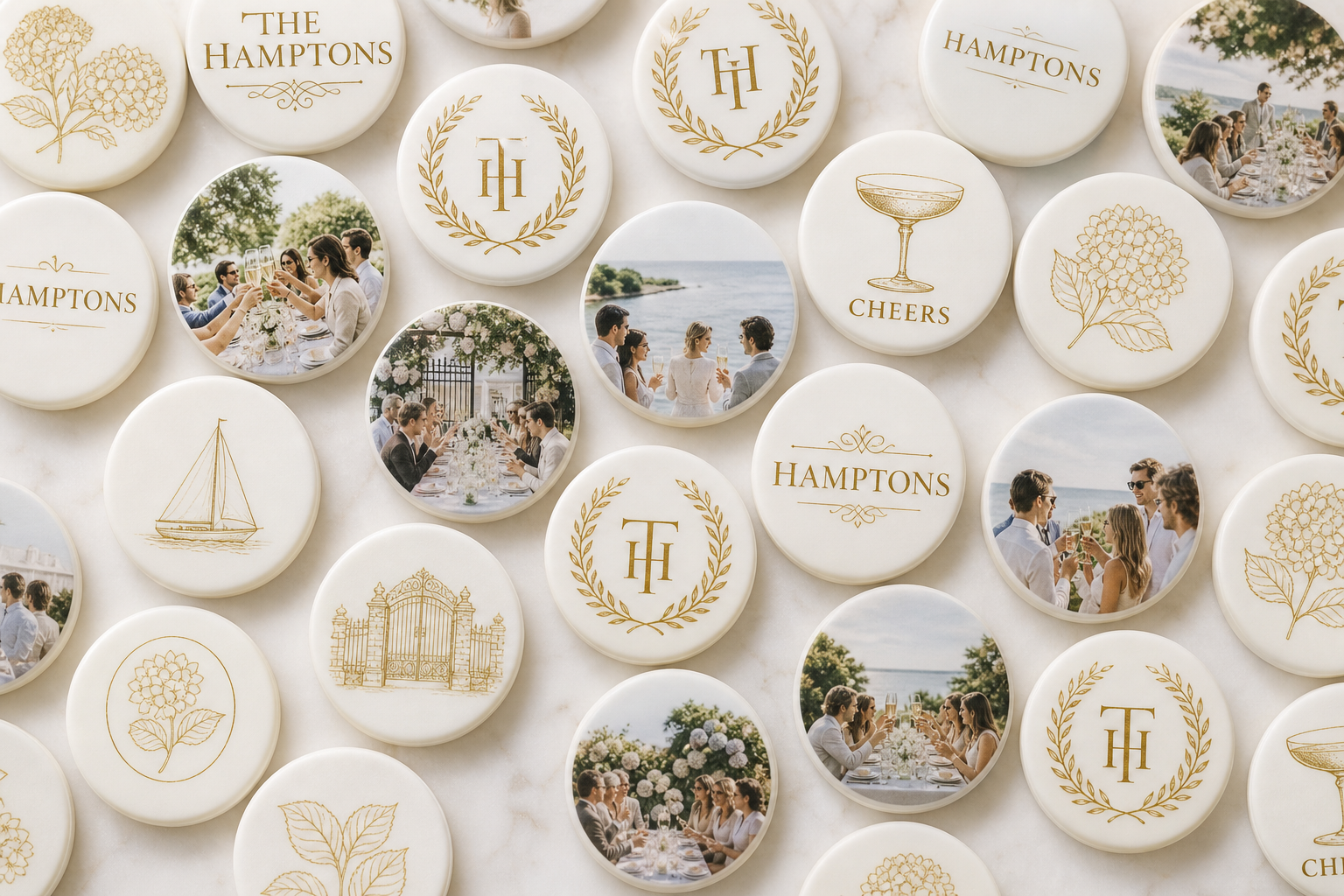 Custom edible images, frosting sheets and cake toppers for The Hamptons NY