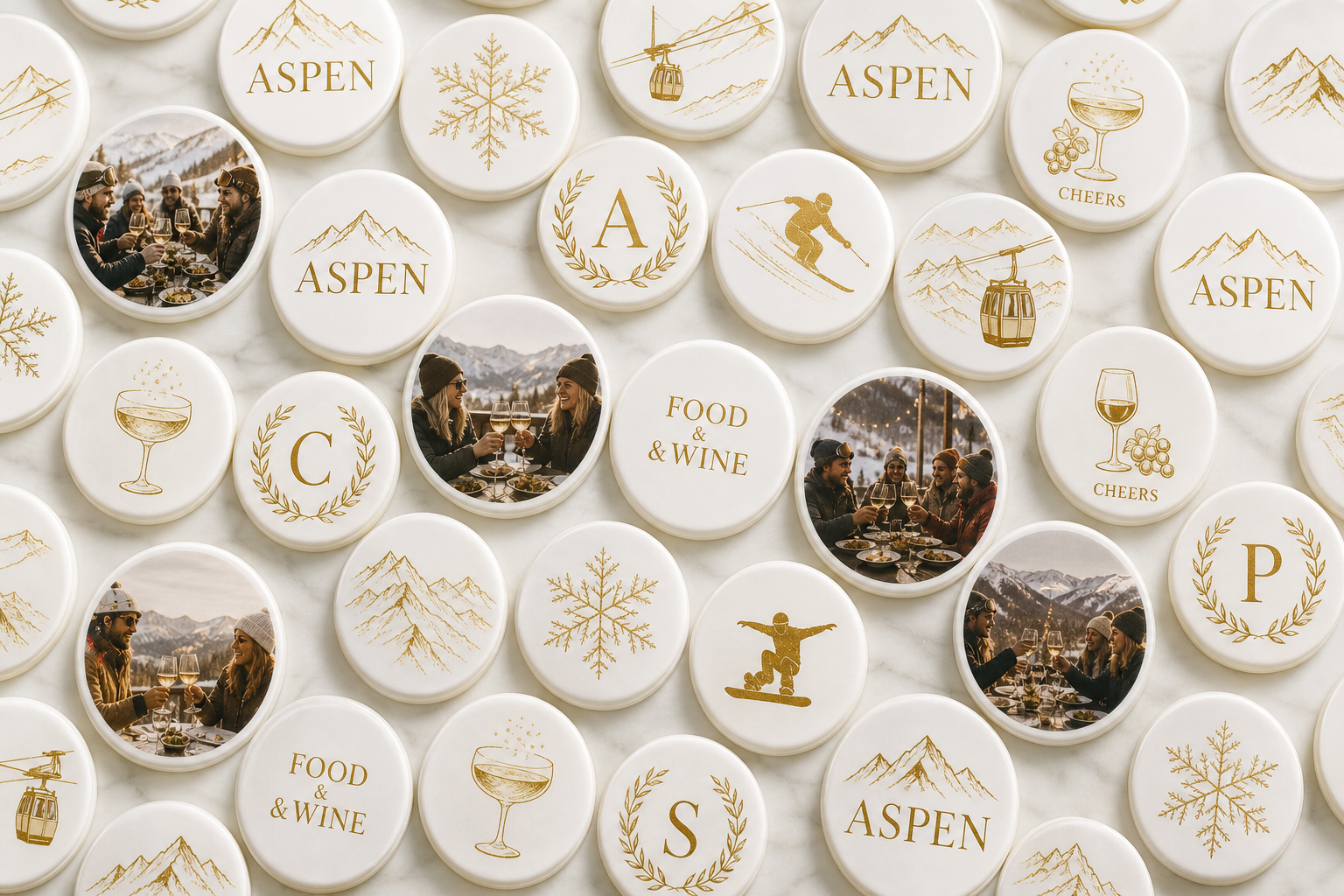 Custom edible images, frosting sheets and cake toppers for Aspen CO
