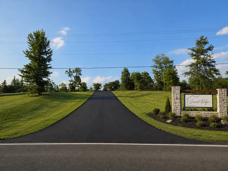 Rendering of the Sunset Ridge entrance monument, as approved