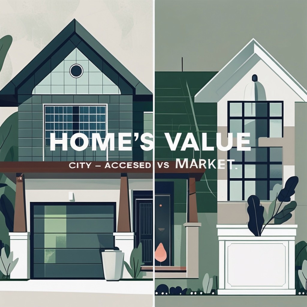 Calgary property value: City assessment vs market value Calgary property value: City assessment vs market value