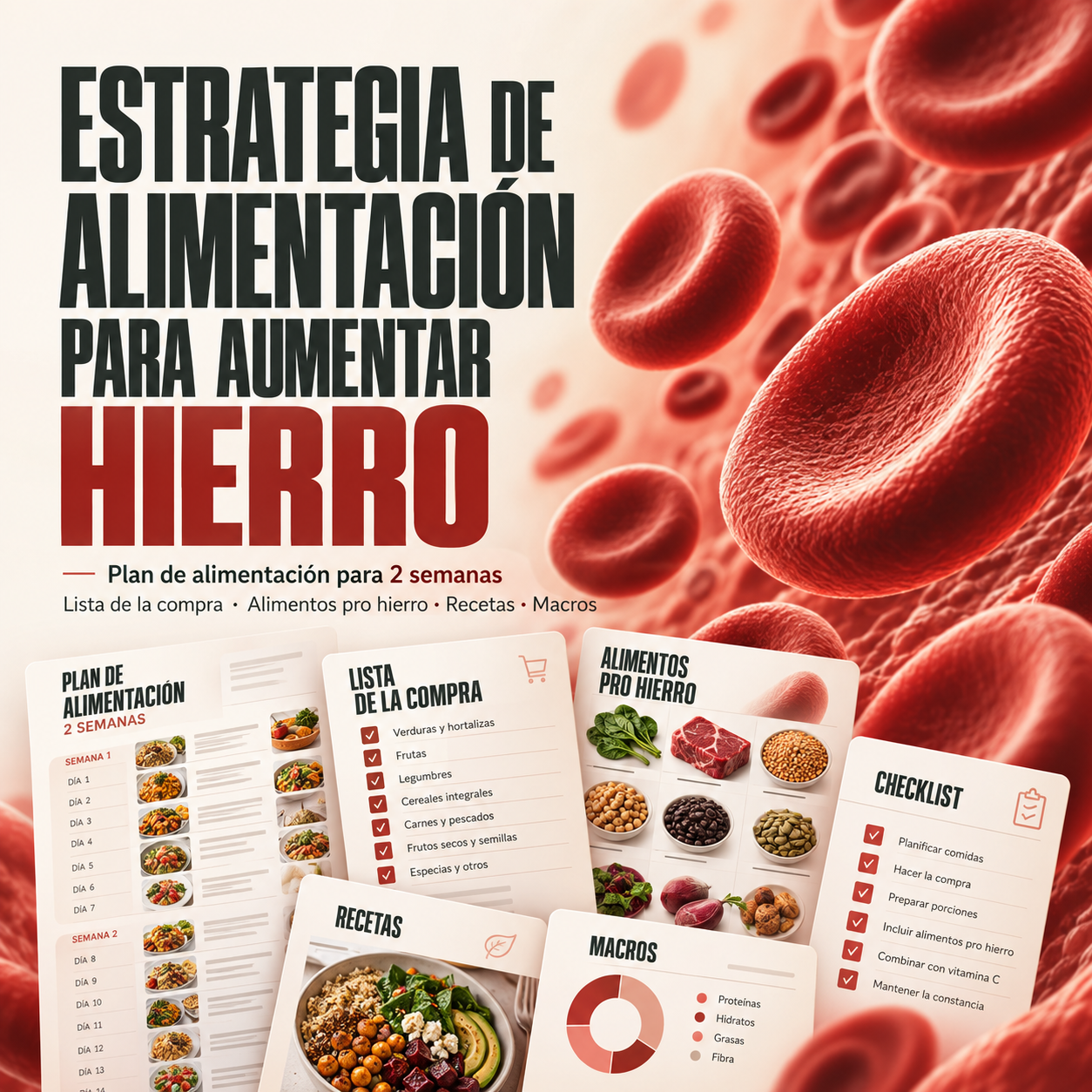 Menú de 2 semanas Pro-Hierro