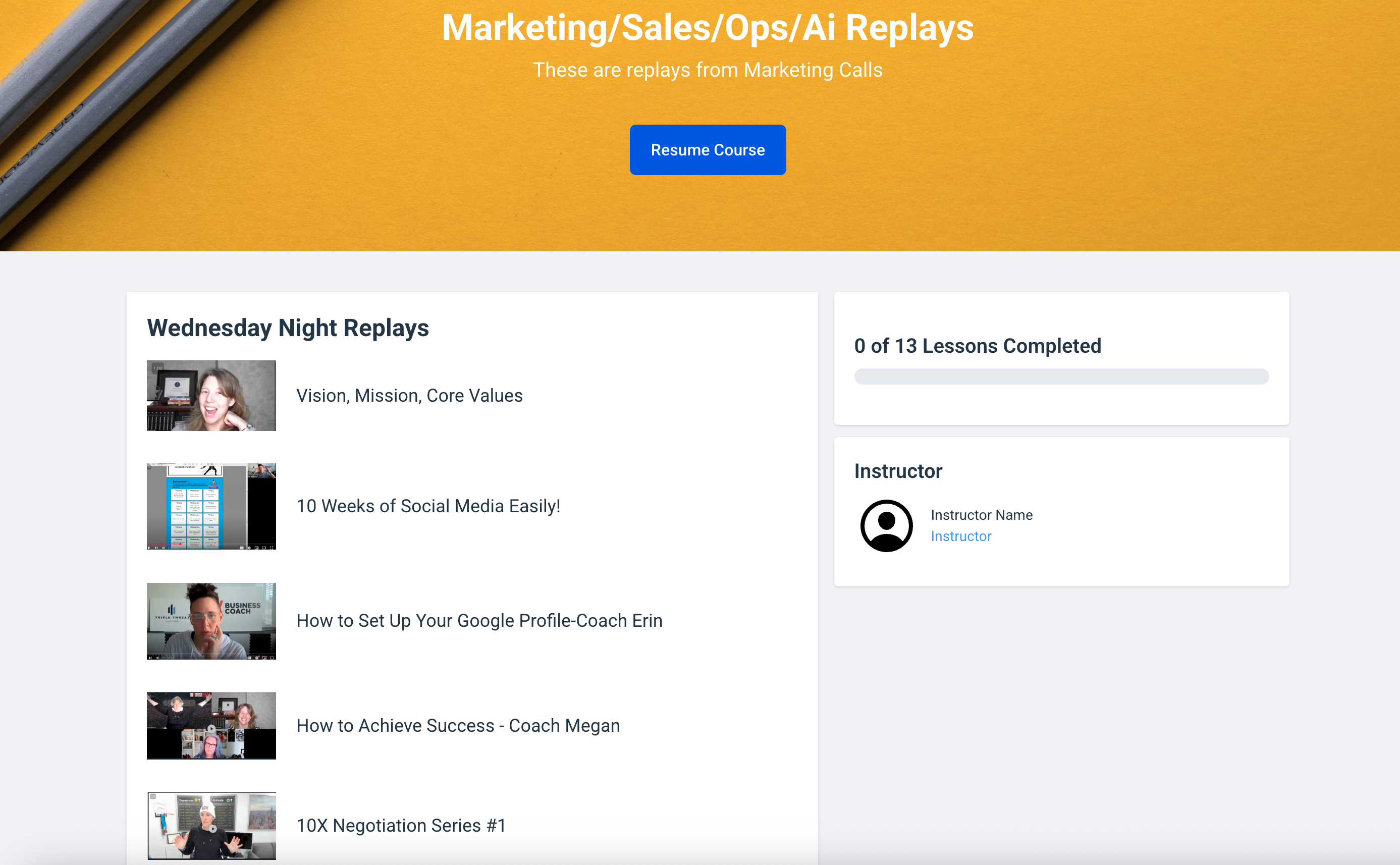 Create Membership Areas