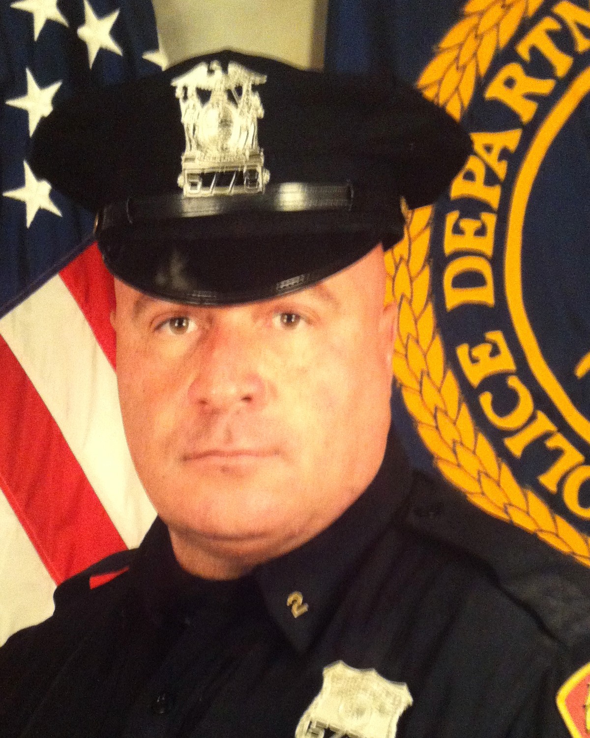 Michael Morgan in Suffolk County Police Department uniform