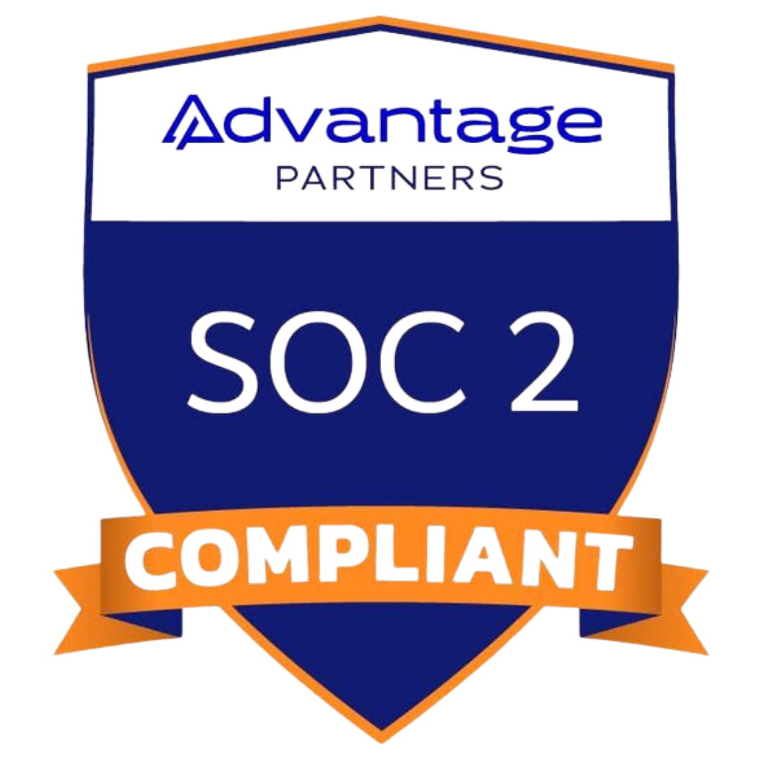SOC 2 compliance badge by Vanta