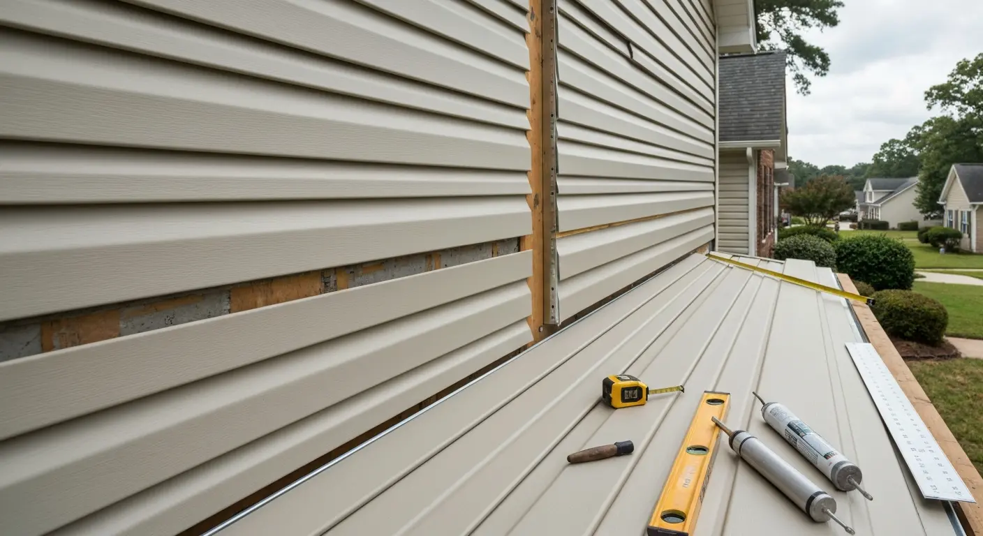 Siding installation