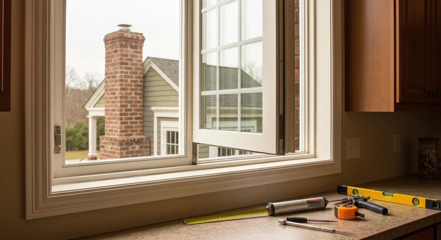 Casement window installation