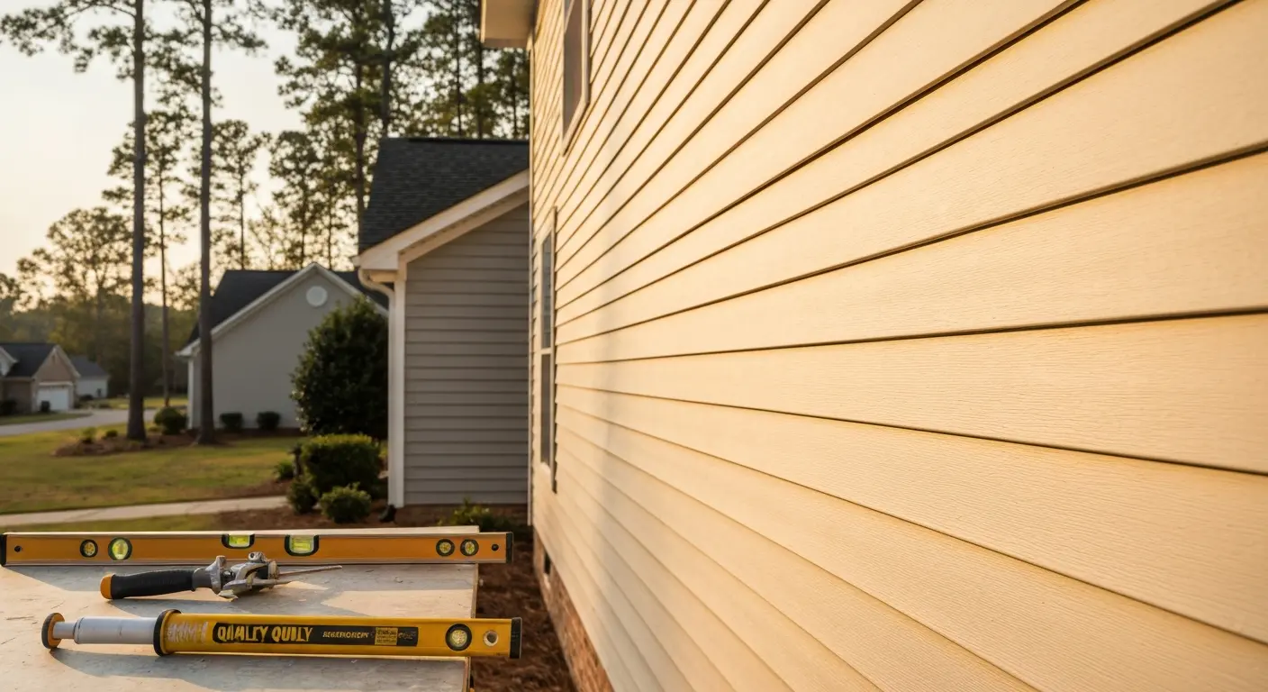 Siding repair project