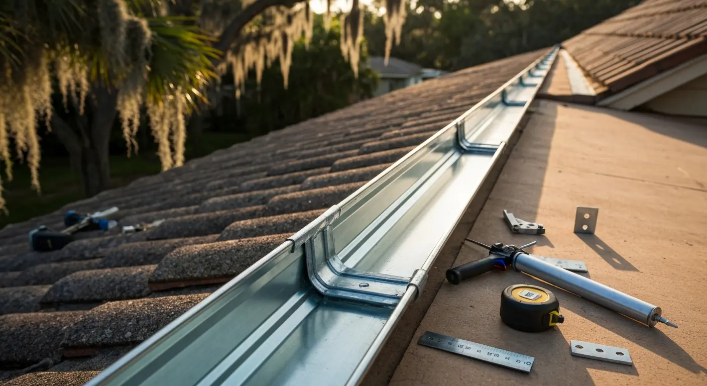 Gutter repair and patching
