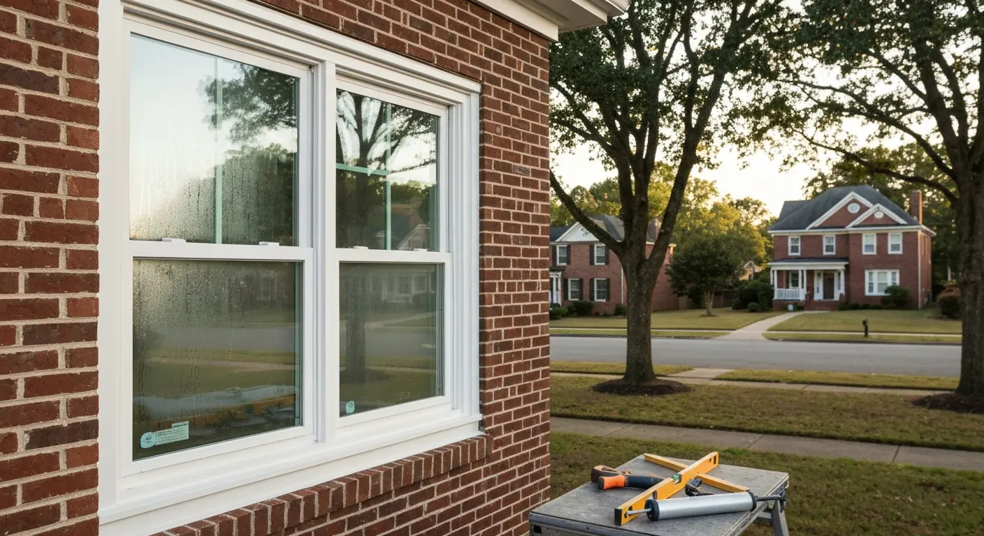 Energy-efficient windows installation