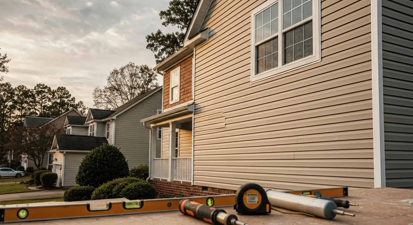 Siding installation in Mooresville